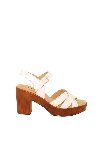 Hush Puppies Aviat 624236 Sandale de damă din piele naturală albă