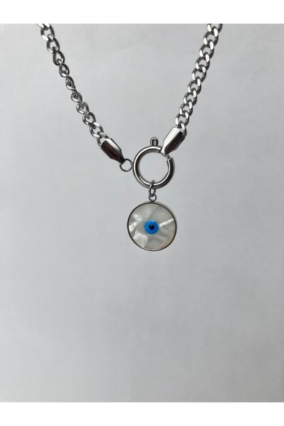 STOLIA Eye Detailed Steel Necklace