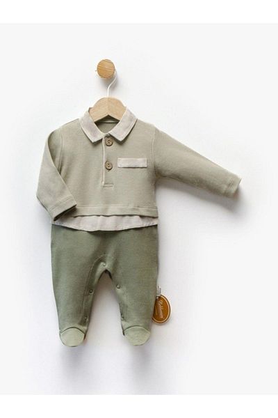Flexi Baby Boy Buttoned Overall Salopette
