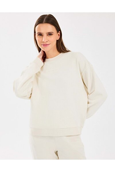 SKECHERS W الأساسية طاقم الرقبة S242109 البلوز المرأة البلوز الأبيض