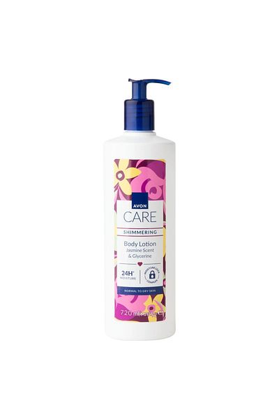 AVON Care Shimmering Body Lotion Jasmine Scent and Glycerine