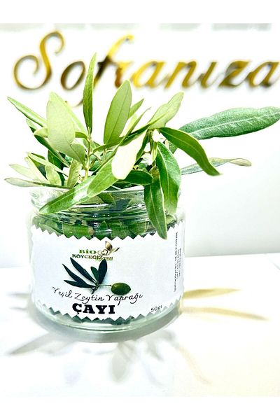 BİO KÖYCEĞİZDEN SOFRANIZA Green Olive Leaf Tea, 50 g (from Our Own Organic Garden and Natural)