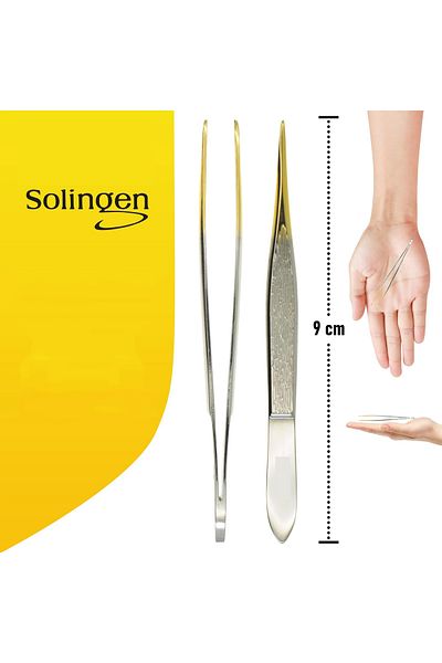 Transformacion Fine Tip Ingrown Tweezers - Stylish and Precise Eyebrow Shaping Solingen Professional 721619