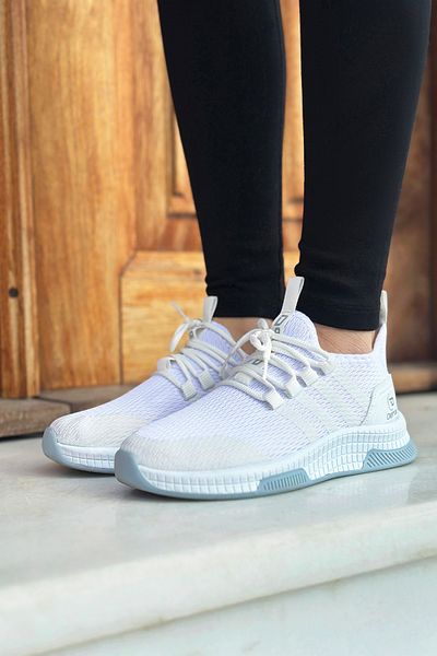 Scarpebutik Λευκά - Unisex καλοκαιρινά ελαφριά καθημερινά αθλητικά παπούτσια για περπάτημα