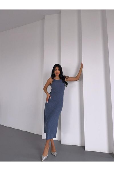 Ekim Store Rochie Maxi Wrap cu bretele