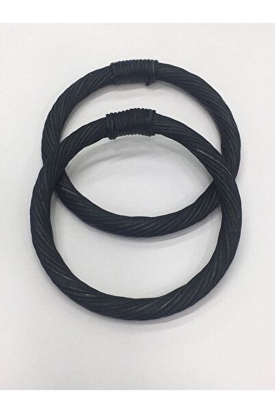 karantuhafiye Λαβή τσάντας από μπαμπού Σκούρο ξύλο 14 εκ. Μαύρο