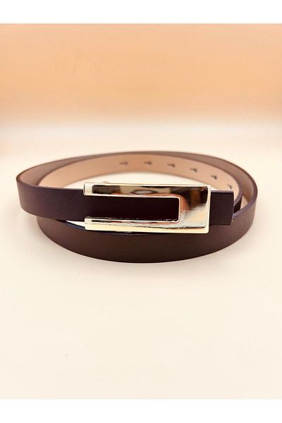 Desre Moda Basic Gold Women's Belt Trouser Belt Dress Belt Shirt Belt Pull Belt