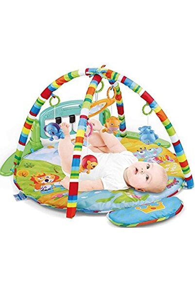 huanger سجادة لعب للأطفال حديثي الولادة HE0610 من ميرو لندن مع لوحة مفاتيح كب...