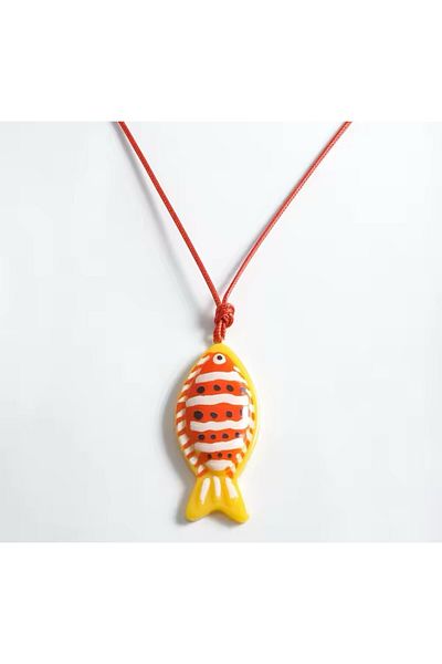 CHARMLUCKY Fish String Necklace