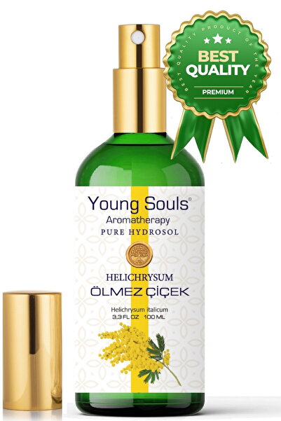 YOUNG SOULS Aromatherapy Helichrysum Pure Hydrosol Tonic Ölmez Çiçek Hidrosol...
