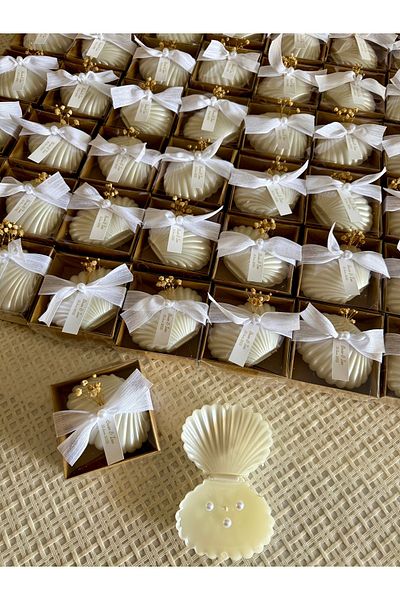 Larmina Decoration 25 شمعة مزخرفة في علبة هدية