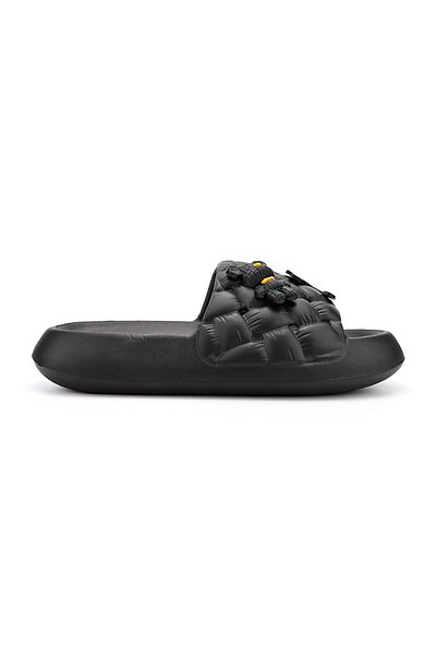 Tmall Women's Slippers, Foam, Sa54, Black