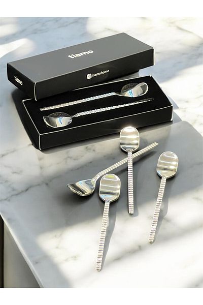 Tiamo Mios Tea Spoon 12 Li Silver