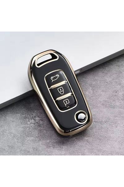 YıldızTuning Renault Taliant Switch Key Case Black-Gold