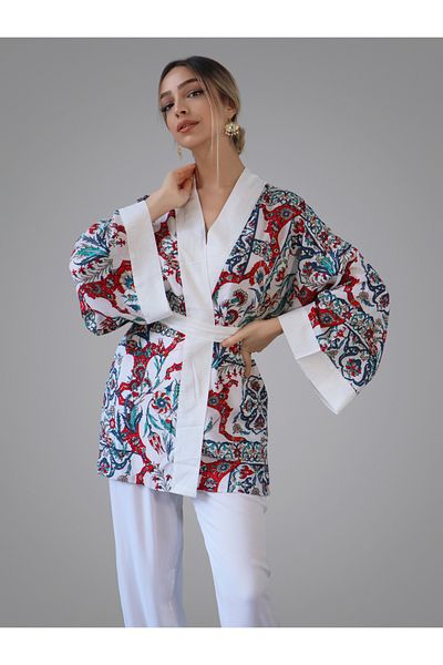 Su Koleksiyon Viscosa Kimono Pants Suit