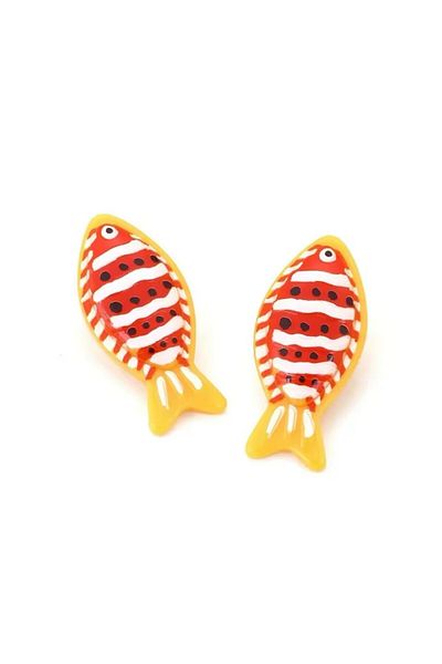 CHARMLUCKY Fish Earrings