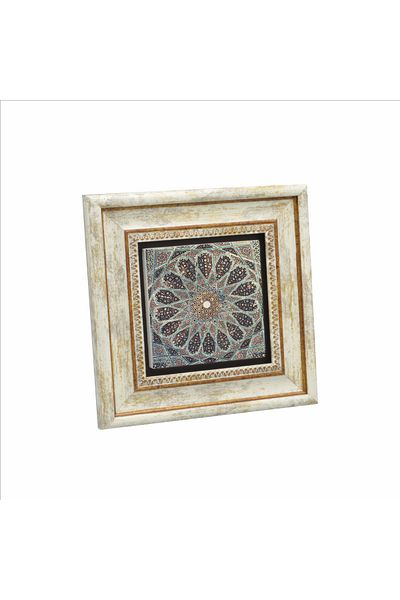 Sadrazam Sa'Di-Yi Shirazi Mausoleum Dome Printed Natural Stone Painting (20 X 20 Kd-67)