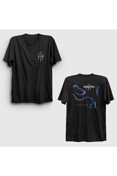 Presmono Unisex crni ruksak A Frail Becoming Daylight Dies Štampano T-shirt 5...