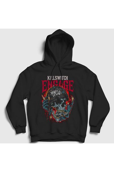 Presmono Φούτερ με κουκούλα Unisex Black Disarm Metal Killswitch Engage 537370 ττ