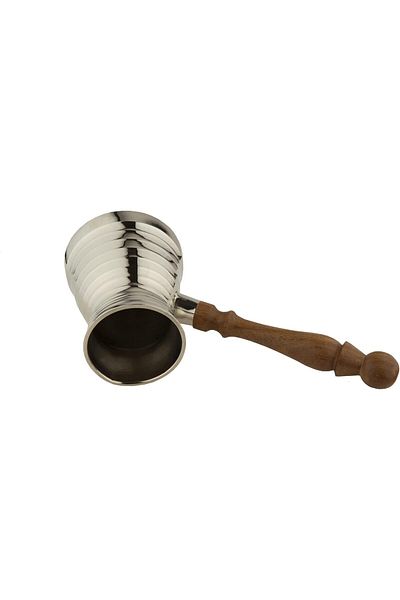 ALSAIF Saif coffee pot, 4 inches, designed for authentic coffee preparation, silver color