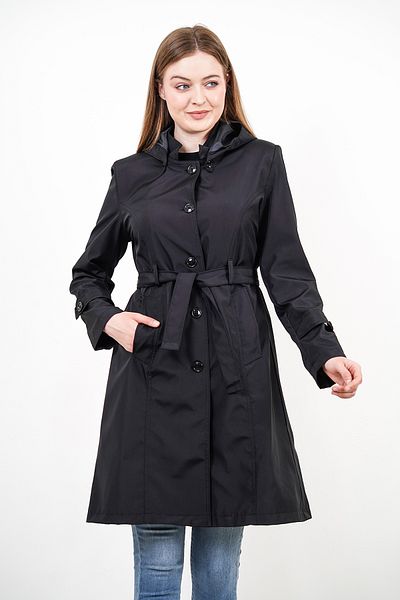 HeviStor Trench Hoodie Hooded Detachable Hood+A Quality