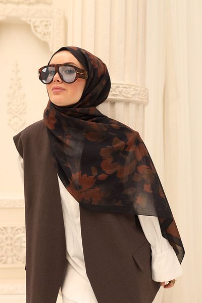Silk Home Narcissus Pattern Naria Shawl