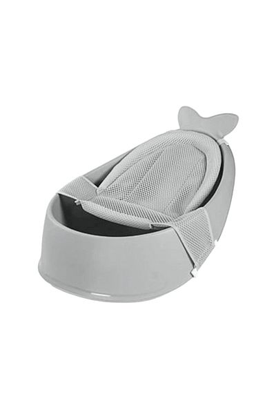 Mini Baby مروش استحمام للاطفال والرضع - لون رصاصي