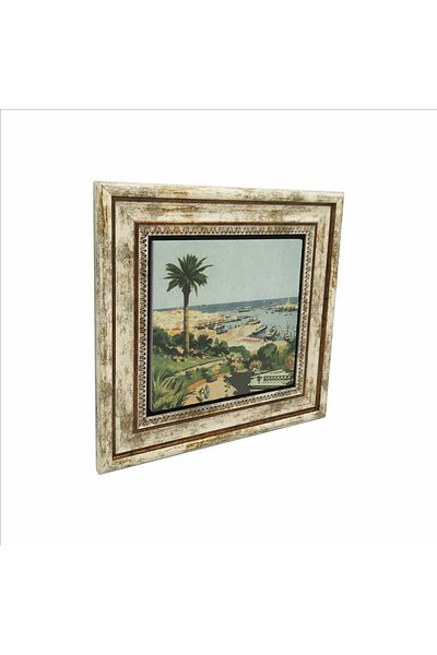 Sadrazam Italy Visual Printed Natural Stone Painting (25 X 25 Krg-57)