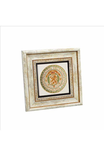 Sadrazam Pictură din piatră naturală imprimată cu leu olandez (20 X 20 KD-72)