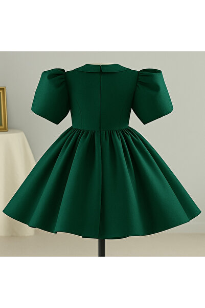 MUSGEM Speciální design Umay Model Emerald Green Color Stone Příslušenství Dívčí večerní šaty