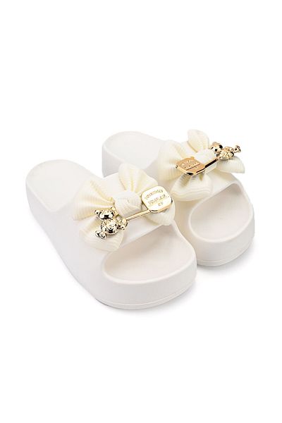 Tmall Women's Casual Slippers, Foam, Lightweight, Sa45, White