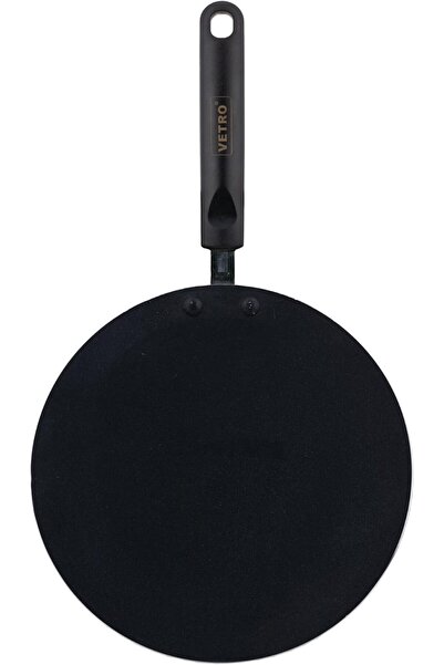 ALSAIF Vetro 2 Layers Crepe Pan, 3 mm x 24 cm Size, Black