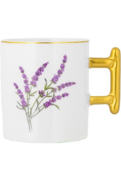 ALSAIF 6-pieces Small Coffee Cup Enjoying Your Hot Beverages Coffee, 90 Ml, White/gold