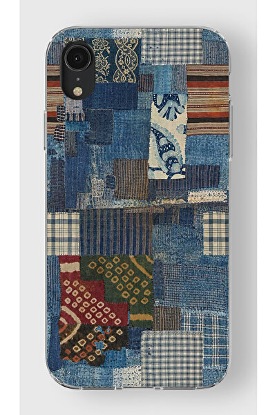 moonset Iphone XR Uyumlu Vintage Tasarımlı Baskılı Şeffaf Telefon Kılıfı