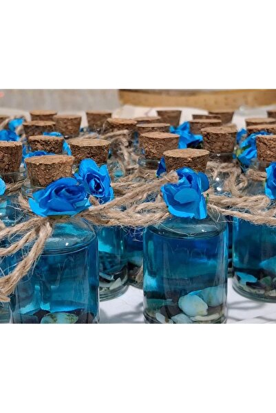 Zeyn 25 adet cam şişe Dağıtmalık düğün nişan kına nikah davet baby shower