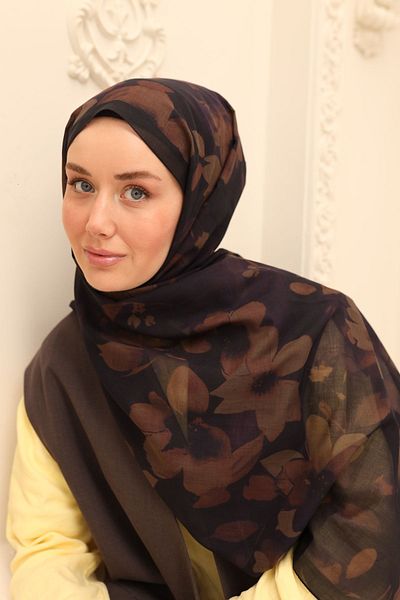 Silk Home Narcissus Pattern Naria Shawl