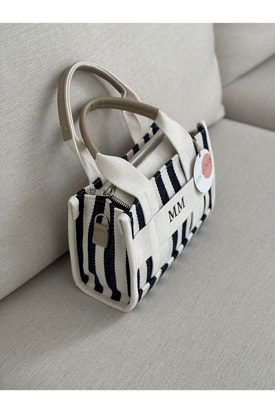 BAGLOVİS Long Strap Front mm Embroidered Lining Pocket Multicolor Women's Hand and Shoulder Bag En23 Uzn17