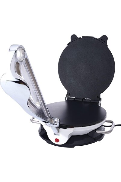 JANO Electric Bread/roti/tortilla And Pizza Maker Stainless Steel Tube, Non-stick Coating, 1200w, White