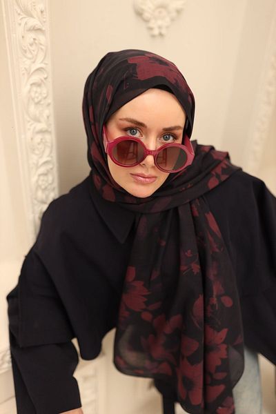 Silk Home Narcissus Pattern Naria Shawl