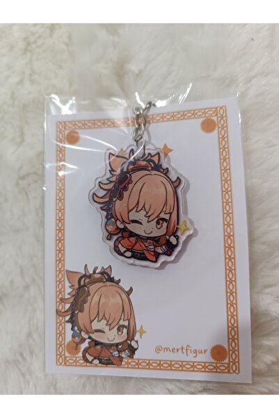 mertfigur Genshin Anime Acrylic Keychain
