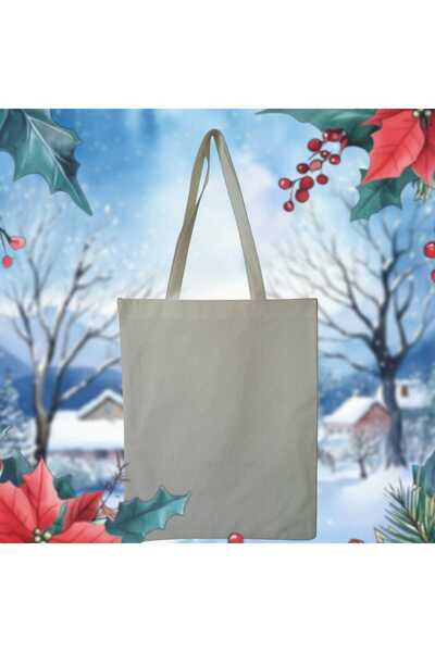 ilkadimbuklet حقيبة حمل قطنية بمقبض طويل 50 × 55 سم قماش قطني بمقبض طويل - حق...