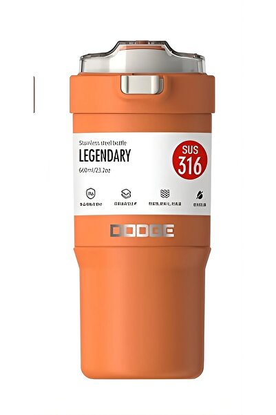 DODGE EFSANEVİ VACUUM BOTTLE 660ML PASLANMAZ ÇELİK TERMOS BARDAK