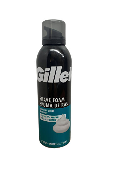 Gillette Gillette Shaving Foam for Sensitive Skin 200 ml X 3 Pieces