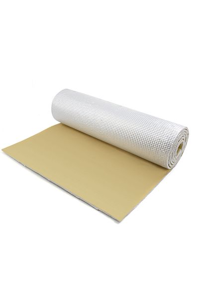 Avex Material de izolare fonică auto cu strat de aluminiu, dimensiune 100 cm x 100 cm x 6 mm