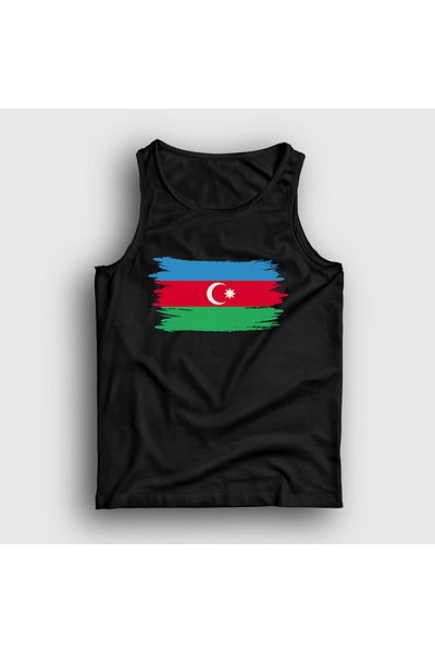 Presmono Unisex Black Flag Flag Azerbaijan Azerbaijan Athlete 536443 Tt