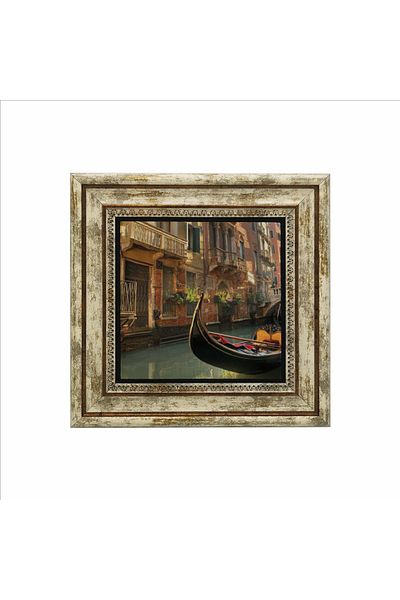 Sadrazam Venice Visual Printed Natural Stone Painting (25 X 25 Krg-47)