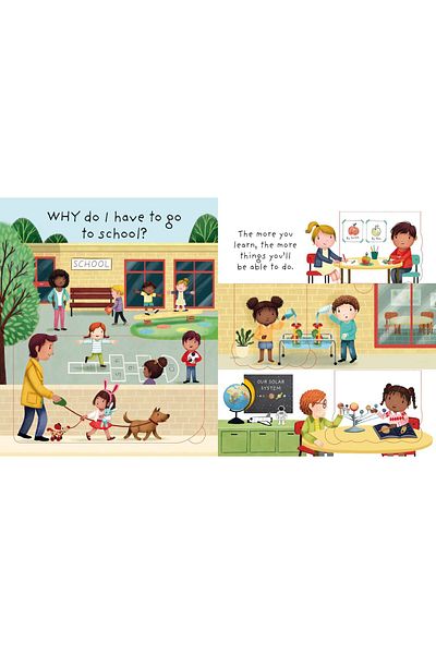 Usborne 非常第一个问答 我为什么一定要去学校？