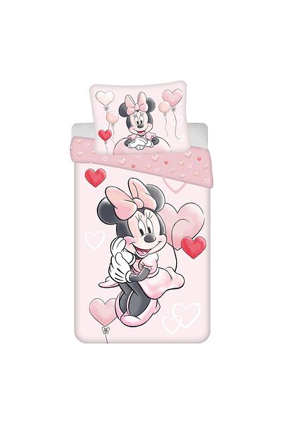 Minnie Mouse Bedding set, Duvet cover, 140x200 cm, pillowcase, 70x90 cm, Multicolor, Minnie Mouse