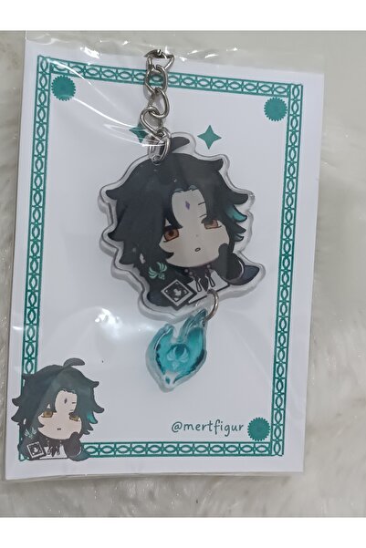 mertfigur Genshin Anime Acrylic Keychain