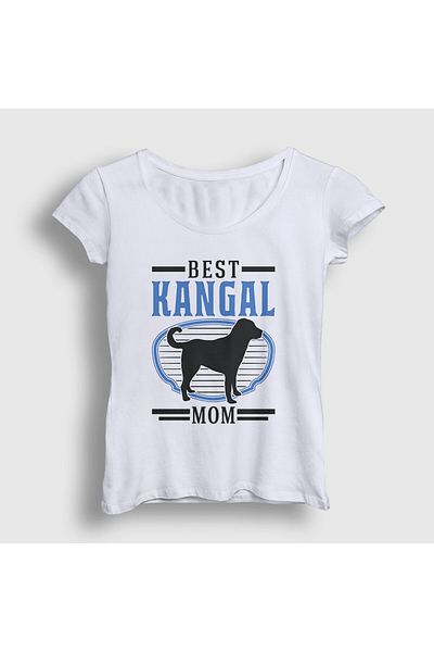 Presmono Γυναικείο T-Shirt δώρο για τη μητέρα του σκύλου White Kangal 538728 ττ